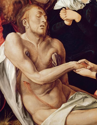 Lamentation for Christ (detail) by Albrecht Dürer